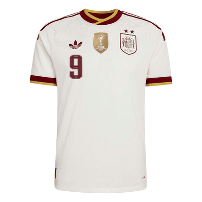[Champion Edition] Spania Bortedrakt VM 2026 – GAVI #9 (Spillerversjon)