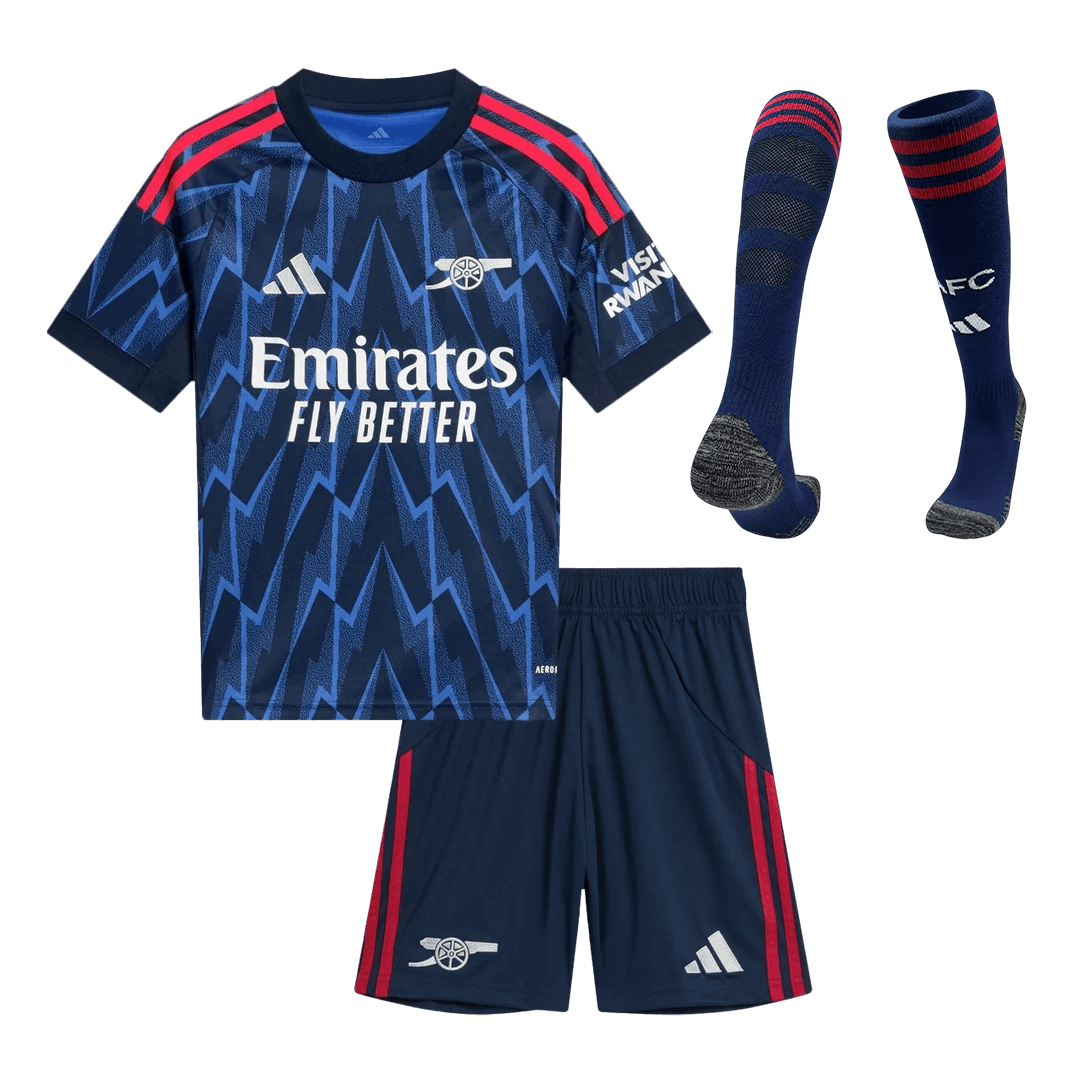 Arsenal Bortedraktsett Barn 3-deler 2025/26