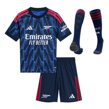 Arsenal Bortedraktsett Barn 3-deler 2025/26