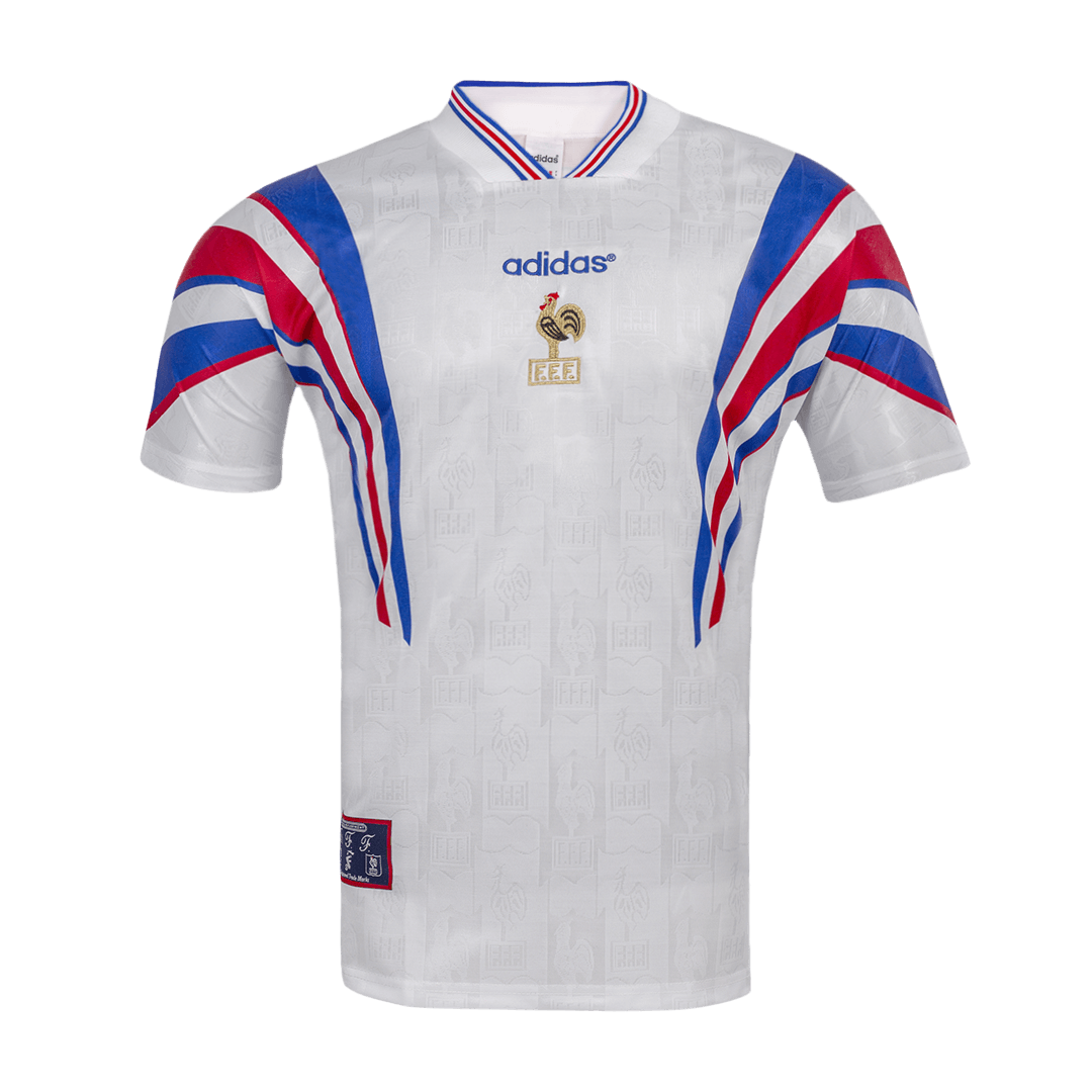 Frankrike Retro Bortedrakt 1996