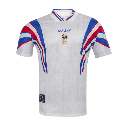 Frankrike Retro Bortedrakt 1996