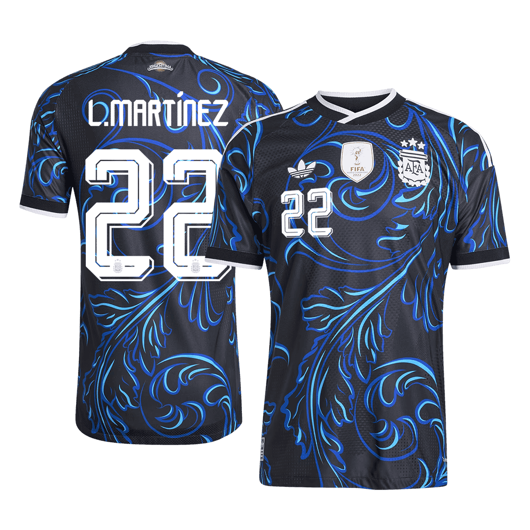Argentina Bortedrakt VM 2026 – L. MARTÍNEZ #22 (Spillerversjon)