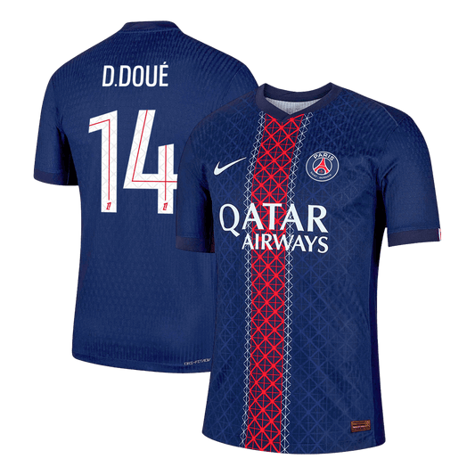 PSG Hjemmedrakt 2025/26 – D.DOUÉ #14 (Spillerversjon)