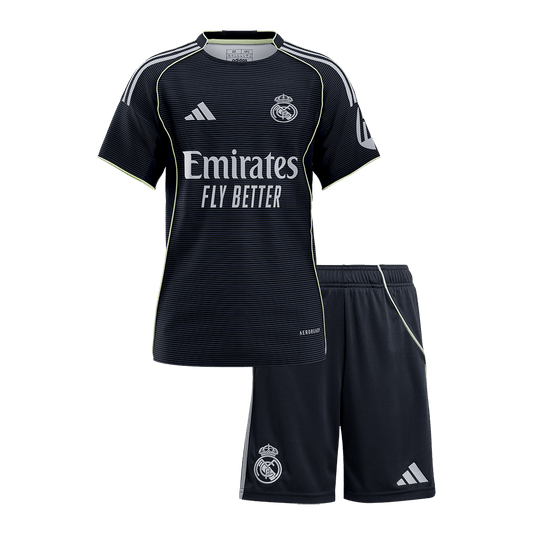 Real Madrid Bortedraktsett Barn 2025/26 [PREMIUM]