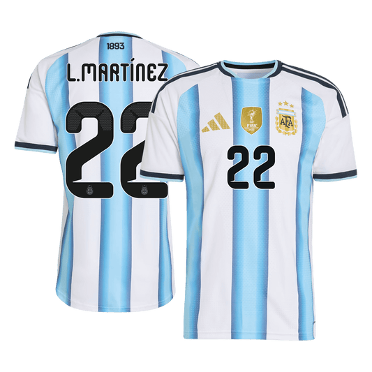 Argentina Hjemmedrakt VM 2026 – L.MARTÍNEZ #22 (Spillerversjon)