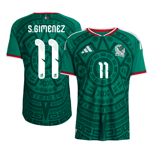Mexico Hjemmedrakt VM 2026 – S.GIMENEZ #11 (Spillerversjon)