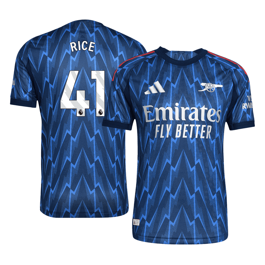 Arsenal Bortedrakt 2025/26 – RICE #41 (Spillerversjon)