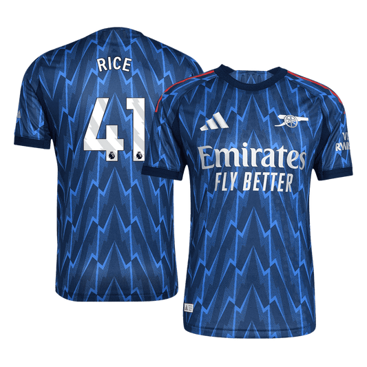 Arsenal Bortedrakt 2025/26 – RICE #41 (Spillerversjon)