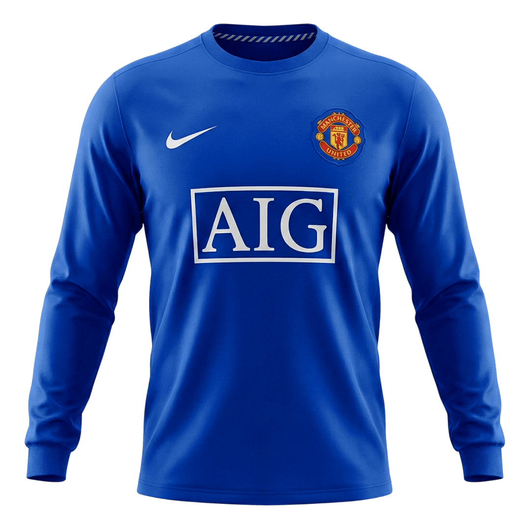 Manchester United Retro Langermet Tredjedrakt 2008/09