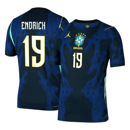Brasil Bortedrakt VM 2026 – ENDRICK #19 (Spillerversjon)