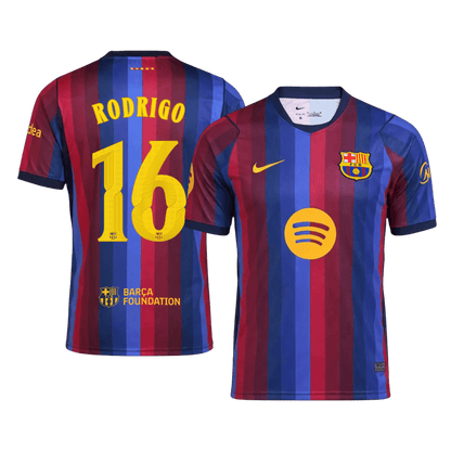 Barcelona Hjemmedrakt 2026/27 – RODRIGO #16 – UCL