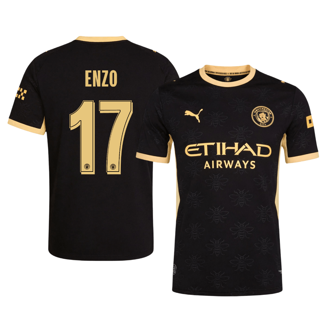 Manchester City Bortedrakt 2026/27 – ENZO #17 – UCL (Spillerversjon)
