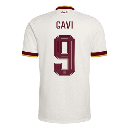 [Champion Edition] Spania Bortedrakt VM 2026 – GAVI #9 (Spillerversjon)