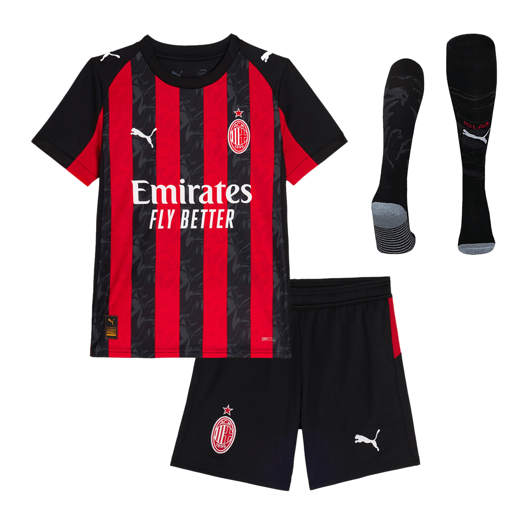 AC Milan Hjemmedraktsett Barn 3-deler 2025/26