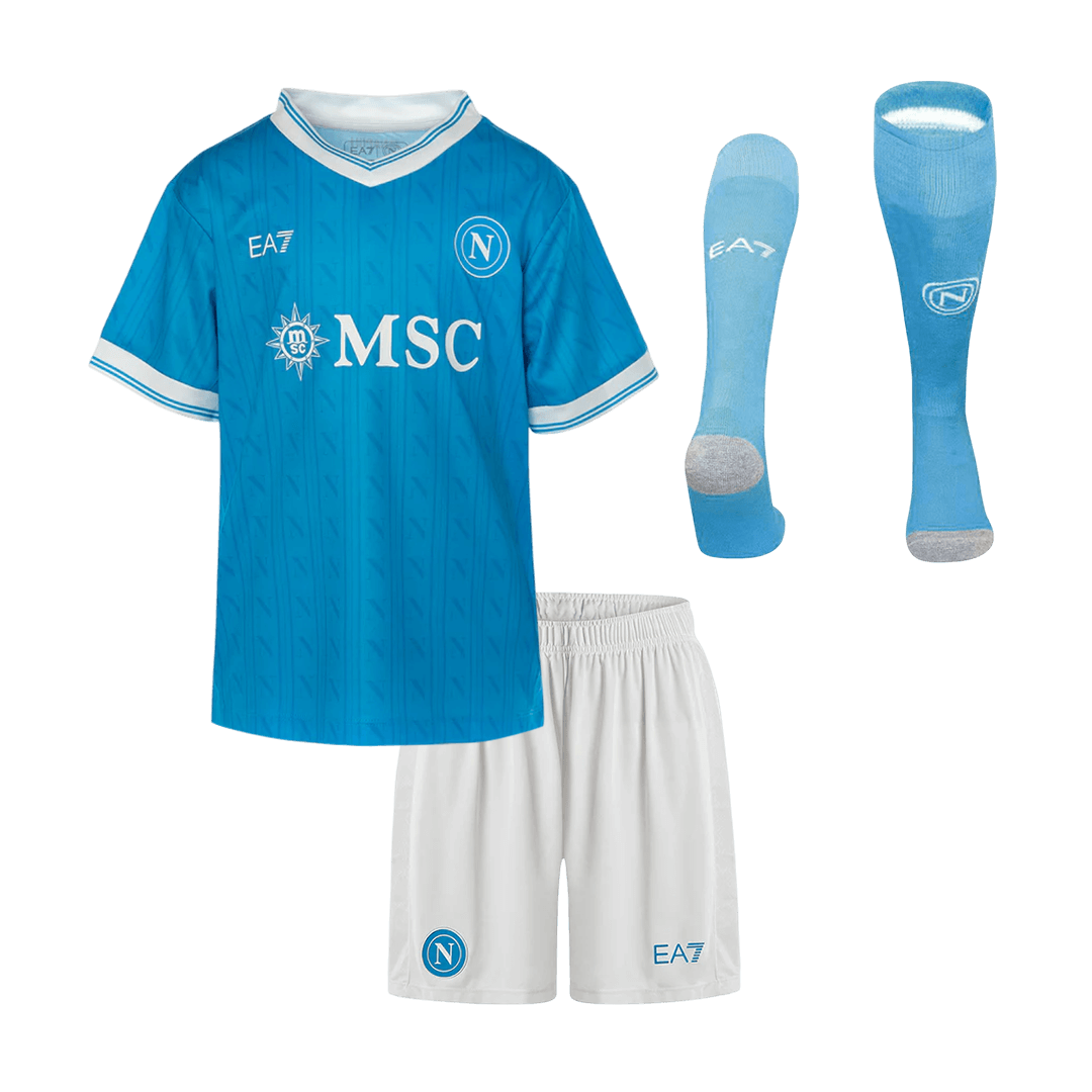 Napoli Hjemmedraktsett Barn 3-deler 2025/26