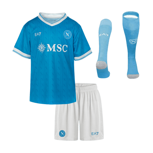 Napoli Hjemmedraktsett Barn 3-deler 2025/26
