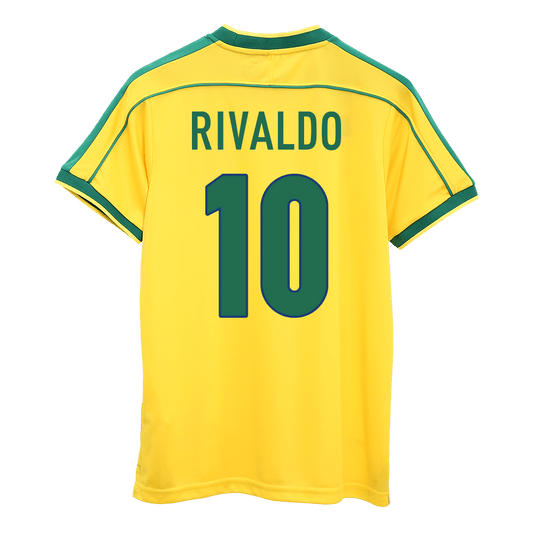 Brasil Retro Hjemmedrakt VM 1998 – RIVALDO #10