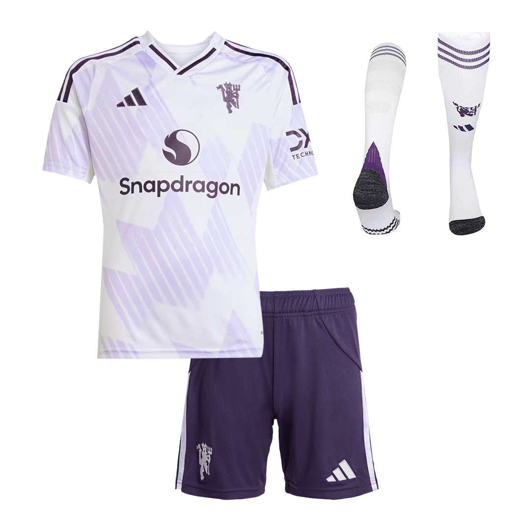 Manchester United Bortedraktsett Barn 3-deler 2025/26