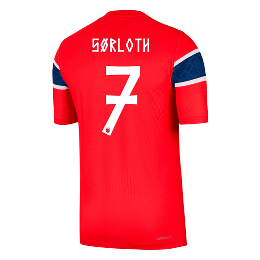 Norge Hjemmedrakt VM 2026 – SØRLOTH #7 (Spillerversjon)