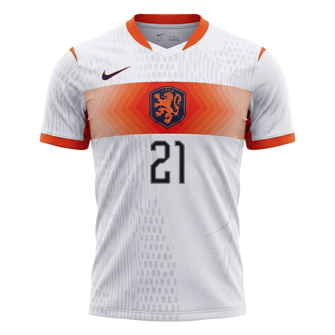 Nederland Bortedrakt VM 2026 – F.DE JONG #21 (Spillerversjon) – bilde 7