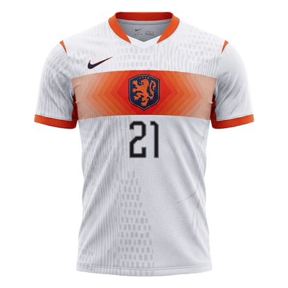 Nederland Bortedrakt VM 2026 – F.DE JONG #21 (Spillerversjon) – bilde 7