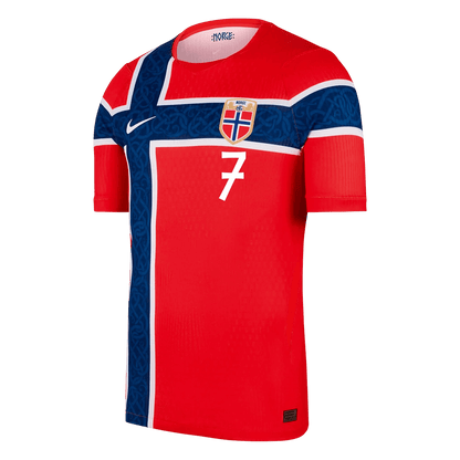 Norge Hjemmedrakt VM 2026 – SØRLOTH #7 (Spillerversjon) – bilde 2
