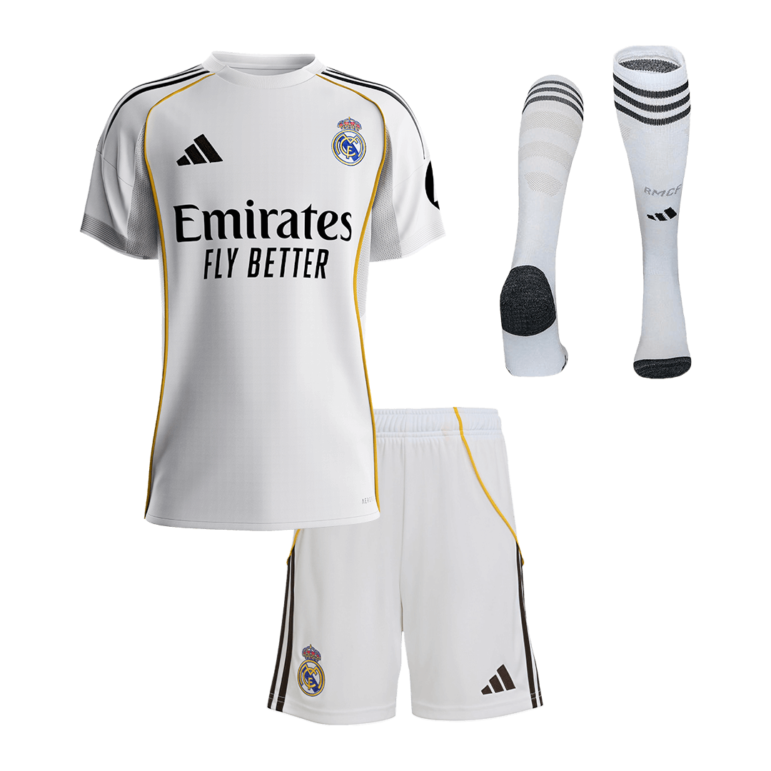 Real Madrid Hjemmedraktsett Barn 3-deler 2025/26 [PREMIUM]