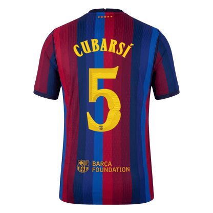 Barcelona Hjemmedrakt 2026/27 – CUBARSÍ #5 – UCL (Spillerversjon)