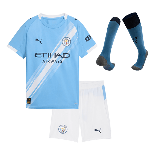 Manchester City Hjemmedraktsett Barn 3-deler 2025/26