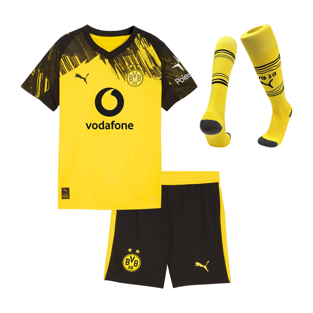 Borussia Dortmund Hjemmedraktsett Barn 3-deler 2025/26