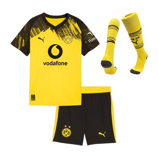 Borussia Dortmund Hjemmedraktsett Barn 3-deler 2025/26