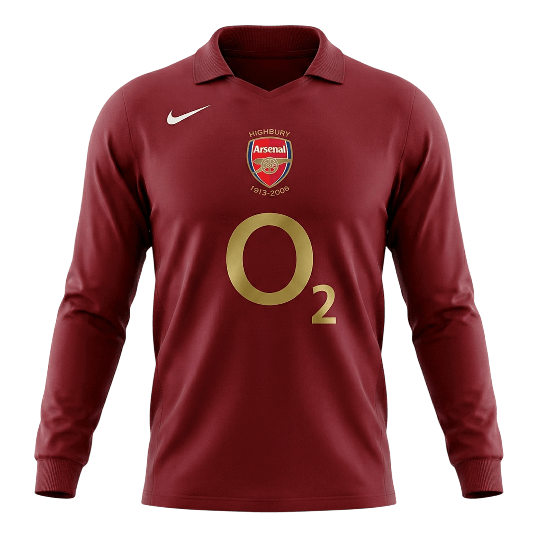 Arsenal Retro Langermet Hjemmedrakt 2005/06