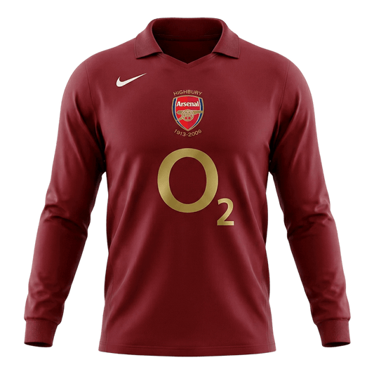 Arsenal Retro Langermet Hjemmedrakt 2005/06