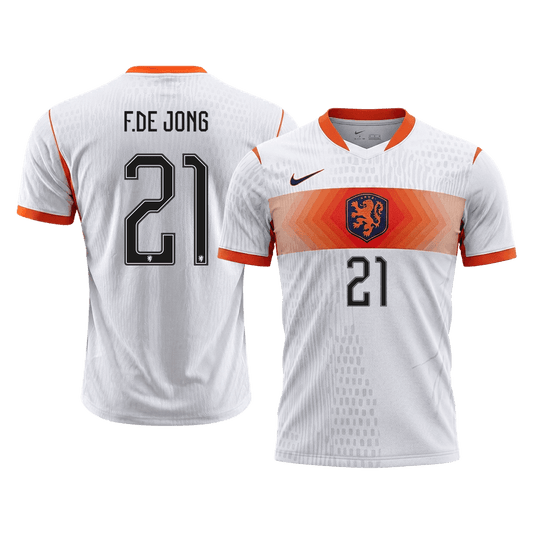 Nederland Bortedrakt VM 2026 – F.DE JONG #21 (Spillerversjon)