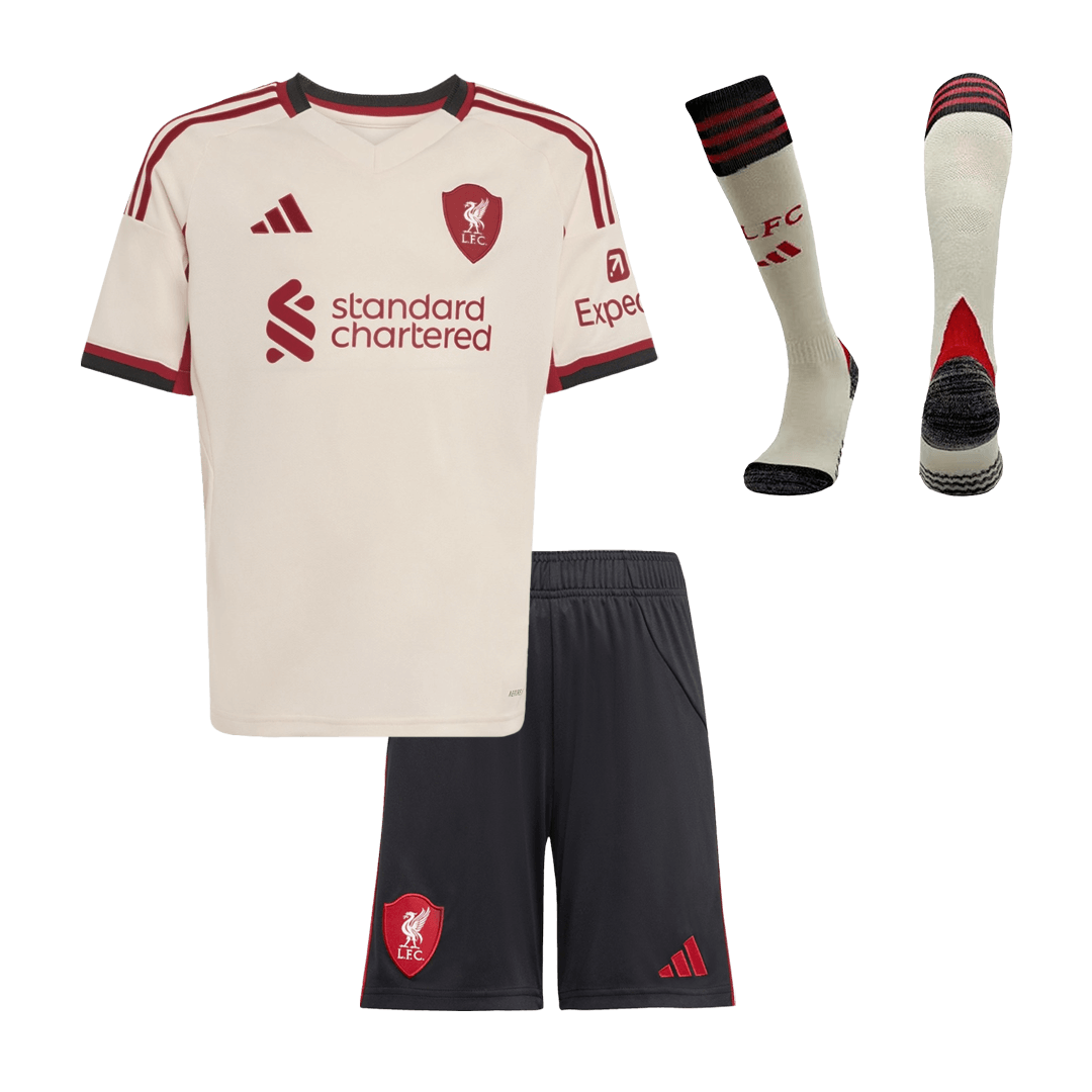 Liverpool Bortedraktsett Barn 3-deler 2025/26