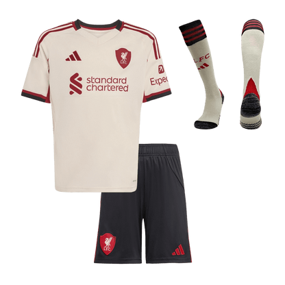 Liverpool Bortedraktsett Barn 3-deler 2025/26