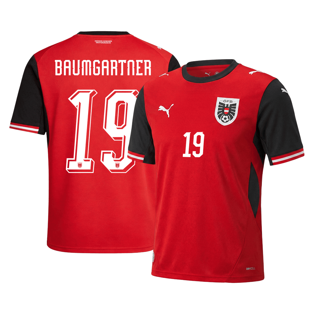 Østerrike Hjemmedrakt VM 2026 – BAUMGARTNER #19