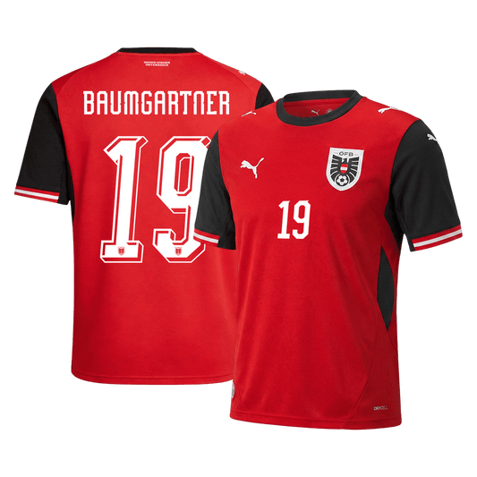 Østerrike Hjemmedrakt VM 2026 – BAUMGARTNER #19