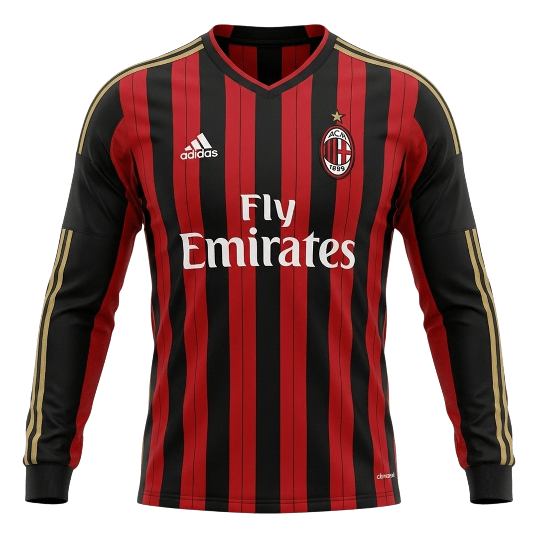 AC Milan Retro Langermet Hjemmedrakt 2013/14