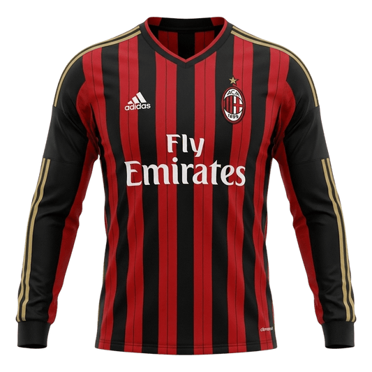 AC Milan Retro Langermet Hjemmedrakt 2013/14