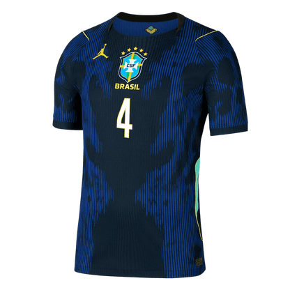 Brasil Bortedrakt VM 2026 – MARQUINHOS #4 (Spillerversjon) – bilde 2