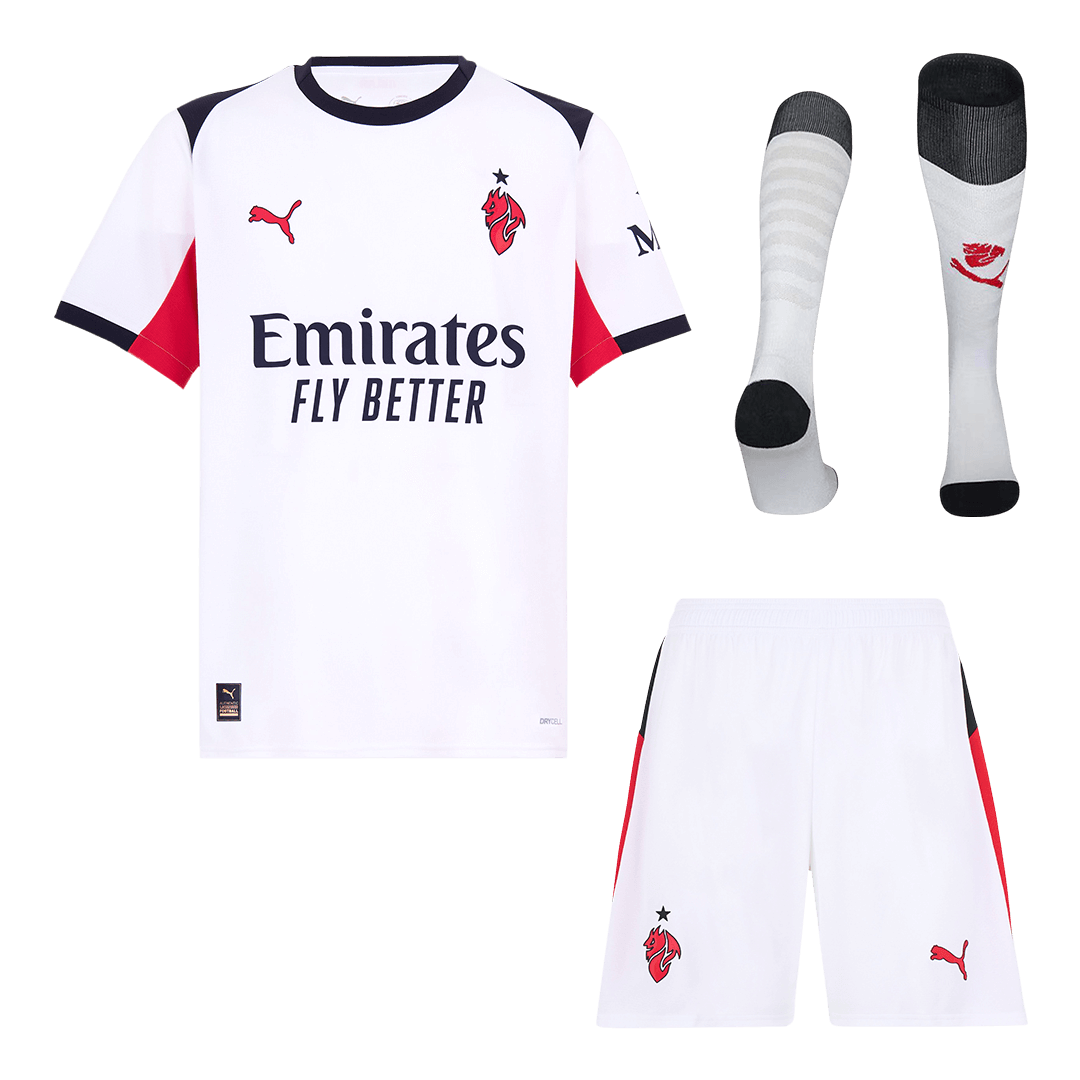 AC Milan Bortedraktsett 3-deler 2025/26
