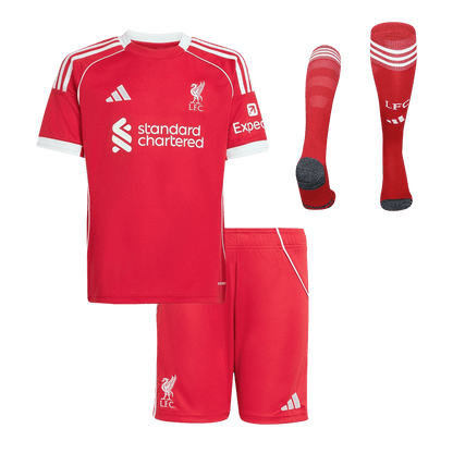 Liverpool Hjemmedraktsett Barn 3-deler 2025/26