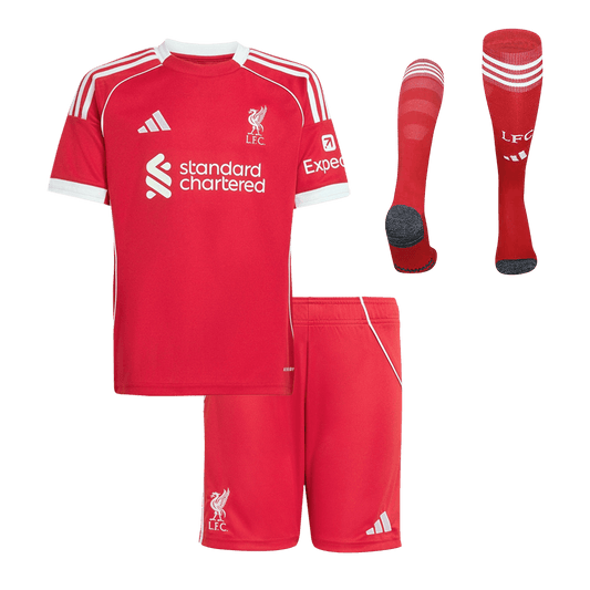 Liverpool Hjemmedraktsett Barn 3-deler 2025/26