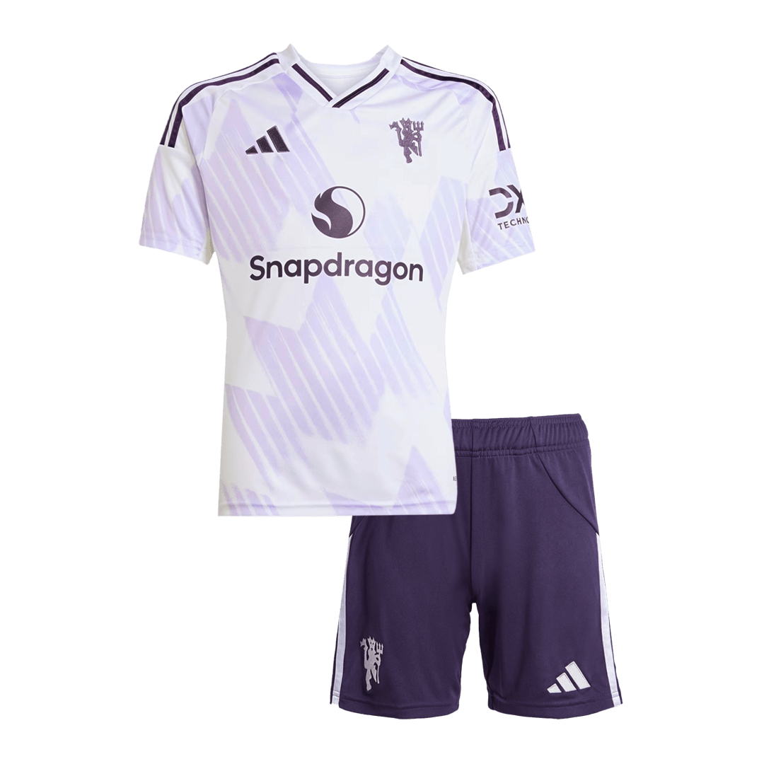 Manchester United Bortedraktsett Barn 2025/26
