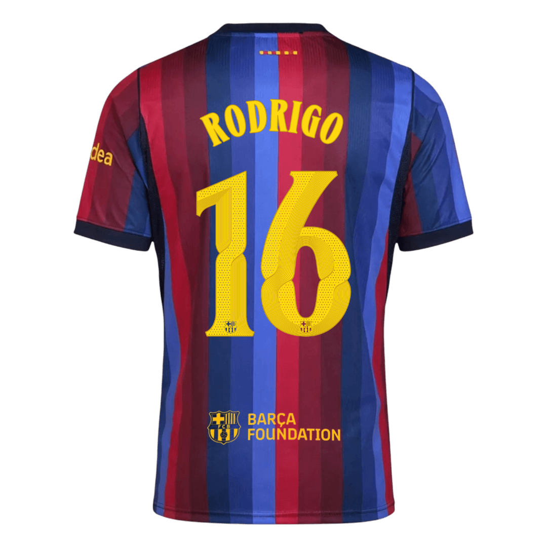 Barcelona Hjemmedrakt 2026/27 – RODRIGO #16 – UCL