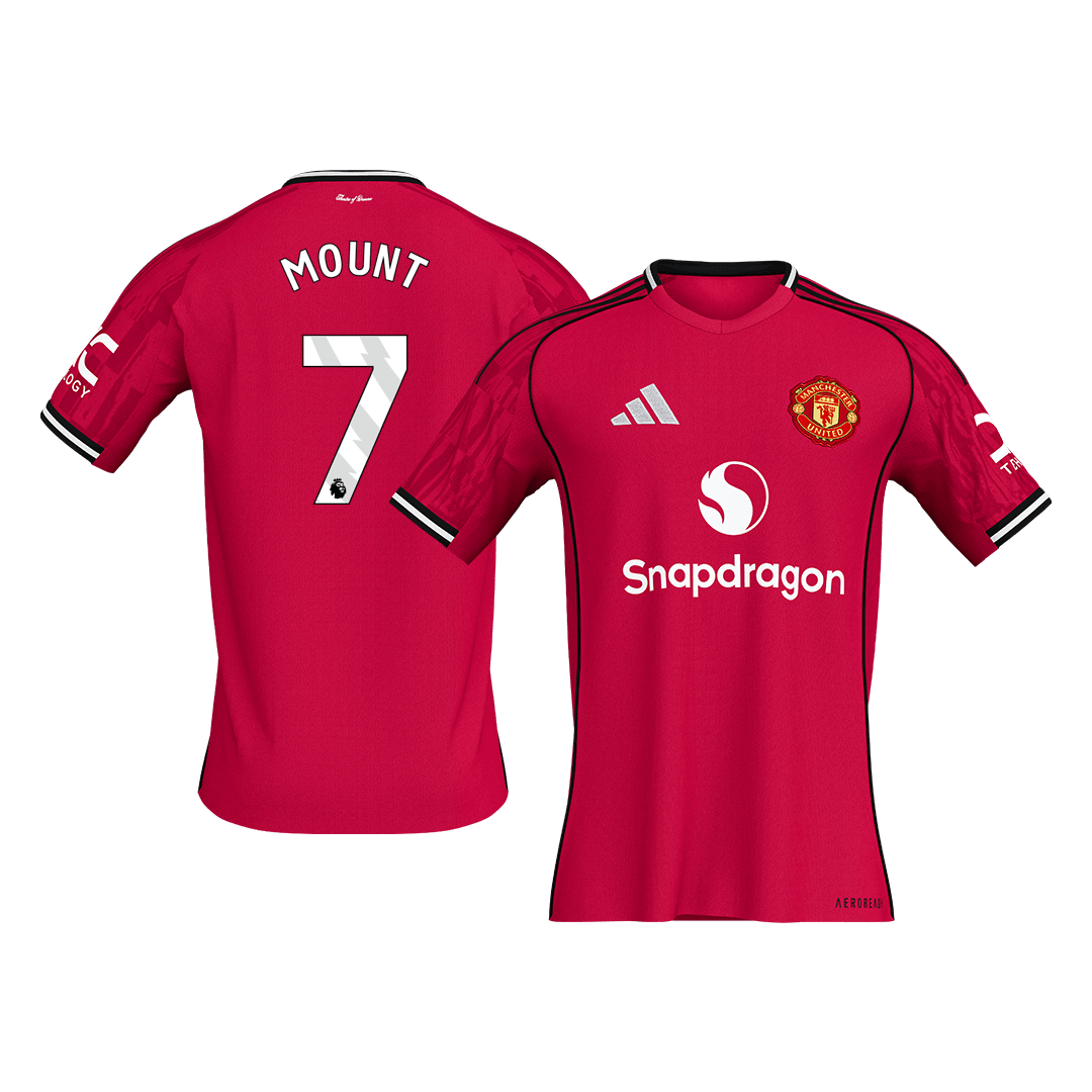 Manchester United Hjemmedrakt 2025/26 – MOUNT #7 [PREMIUM]