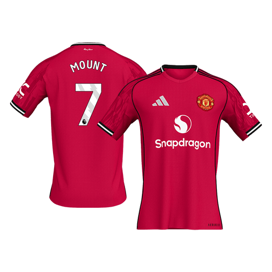 Manchester United Hjemmedrakt 2025/26 – MOUNT #7 [PREMIUM]