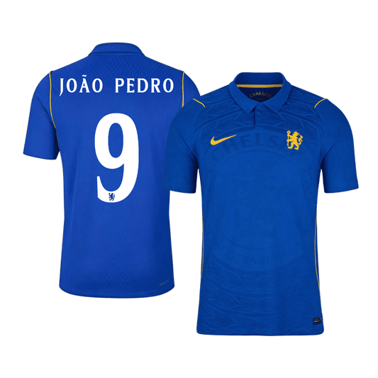 Chelsea Hjemmedrakt 2026/27 – JOÃO PEDRO #9 – UCL (Spillerversjon)