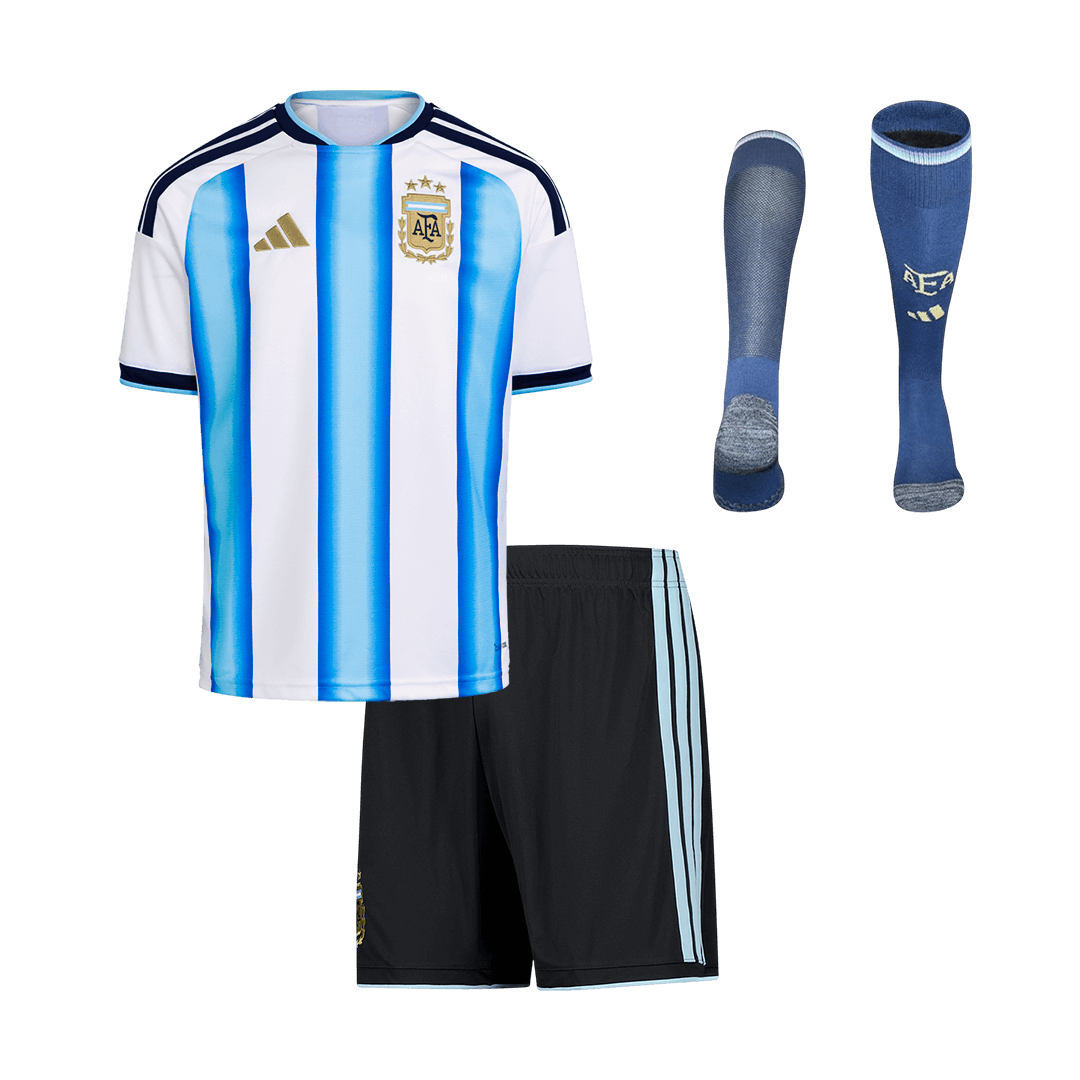 Argentina Hjemmedraktsett Barn 3-deler VM 2026